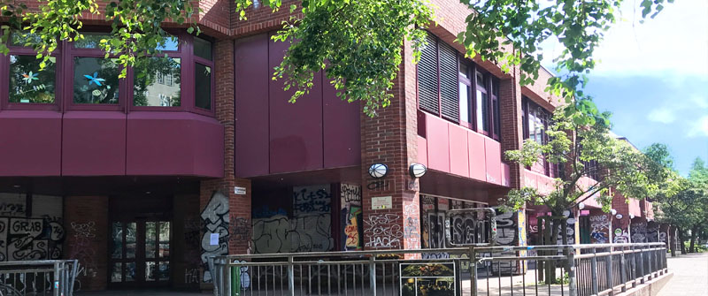 Schulsozialarbeit an der Gustav-Meyer-Schule, Förderzentrum, Schwerpunkt „Geistige Entwicklung“, Schulgebäude Schulsozialarbeit an der Gustav-Meyer-Schule, Förderzentrum, Schwerpunkt „Geistige Entwicklung“, Schulgebäude